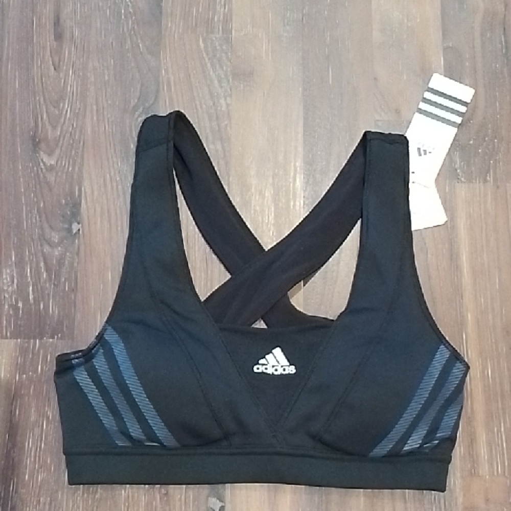 Adidas Black Sports Bra